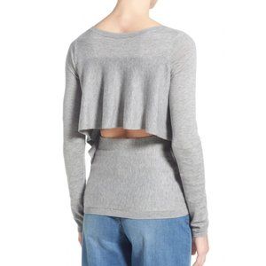 Olivia Palermo for Chelsea28 Ruffle Back Sweater